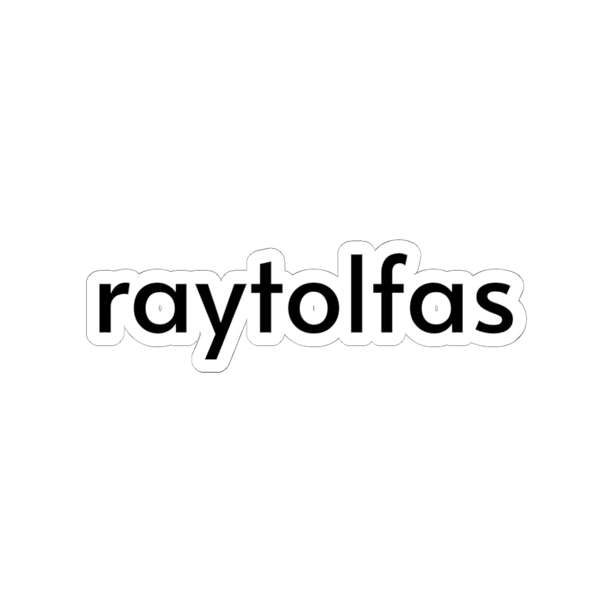 Raytolfas Logo Kiss - Cut Sticker — Laptop Decal - Raytolfas Store