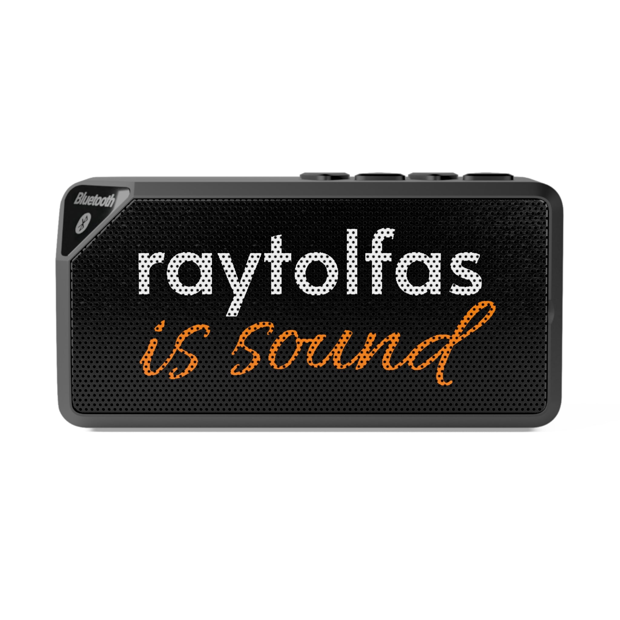 Portable Bluetooth Speaker — Compact Wireless Speaker with Custom Front - Print - Raytolfas Store